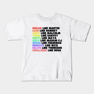 DREAM LIKE MARTIN Kids T-Shirt